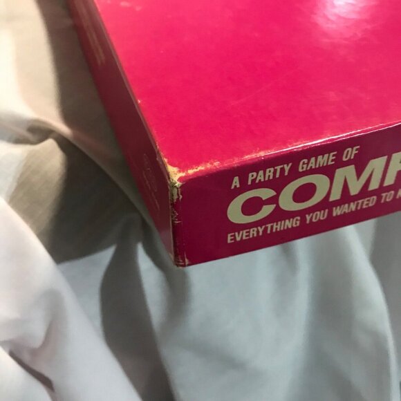 Compatibility Board Game Couples Party Vintage 1974 Reiss Games Retro Design - Picture 6 of 10